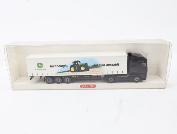 Wiking H0 537 03 42 Modellauto LKW Gardinenplanen-Sattelzug MAN TG-A XXL 1:87