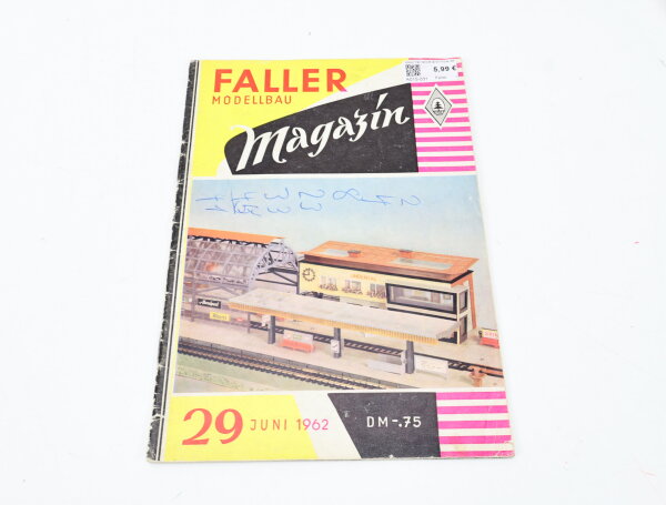 Faller Modellbau Katalog Magazin (29) Juni1962 Modelleisenbahnen