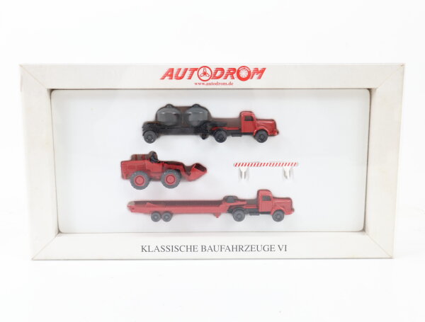 Wiking H0 990 22 Modellauto Set Autodrom Klassische Baufahrzeuge VI 1:87