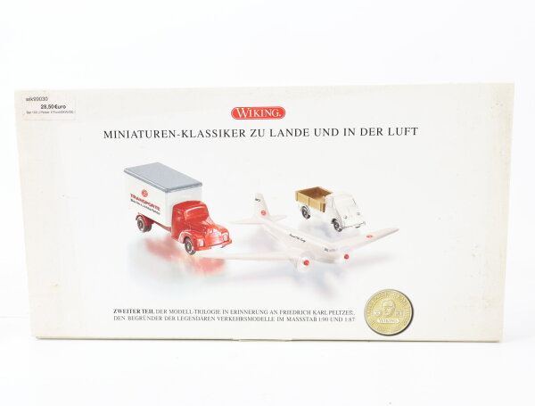 Wiking H0 990 30 52 Modellauto Set Miniaturen-Klassiker zu Lande & Luft 1:87