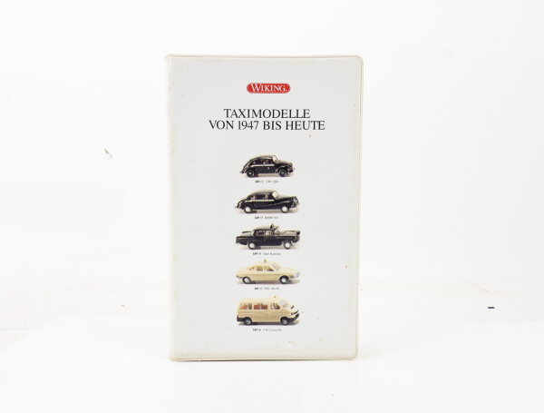 Wiking H0 99002 Modellauto Set Taximodelle von 1947 bis heute 1:87