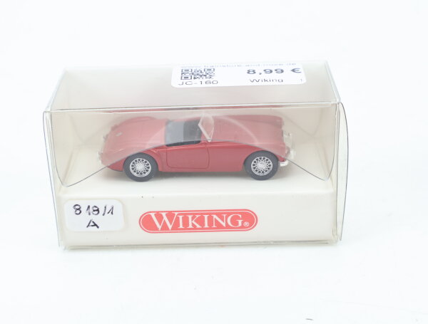 Wiking H0 818 01 24 Modellauto PKW MG A Roadster MK I Rot Cabrio 1:87