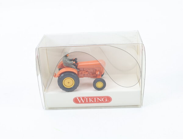 Wiking H0 878 02 21 Modellauto Porsche Schlepper Orange Traktor 1:87