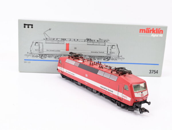 Märklin H0 3754 Elektrolok "AEG - Der Umwelt zuliebe" BR 120 002-1 DB / Digital