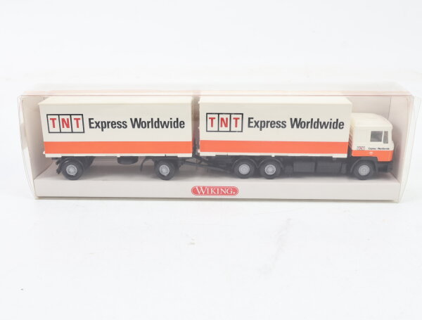Wiking H0 574 01 42 Modellauto Wechselkoffer Lastzug MAN TNT 1:87