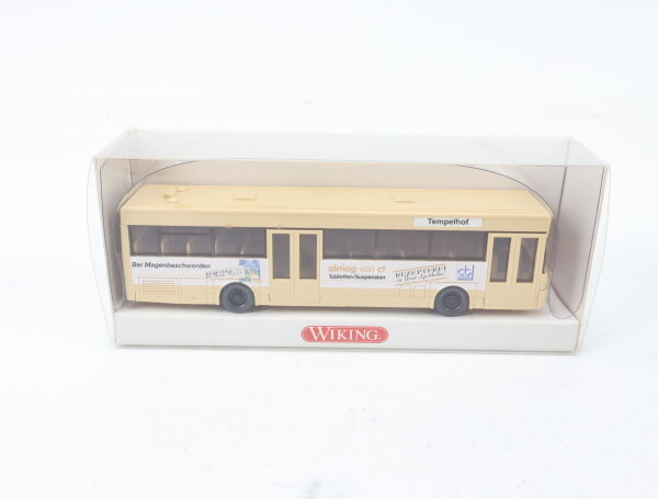 Wiking H0 Modellauto Werbemodell Bus MB O 305 "CT Arzneimittel almag" 1:87