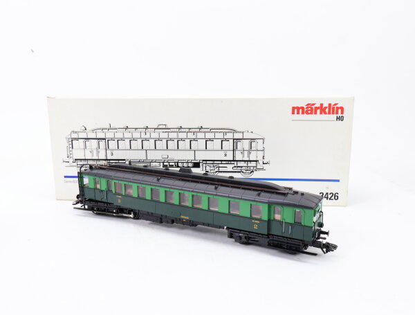 Märklin H0 3426 Dieseltriebwagen 2./3. Klasse BR 600.02 SNCB / Digital NEM