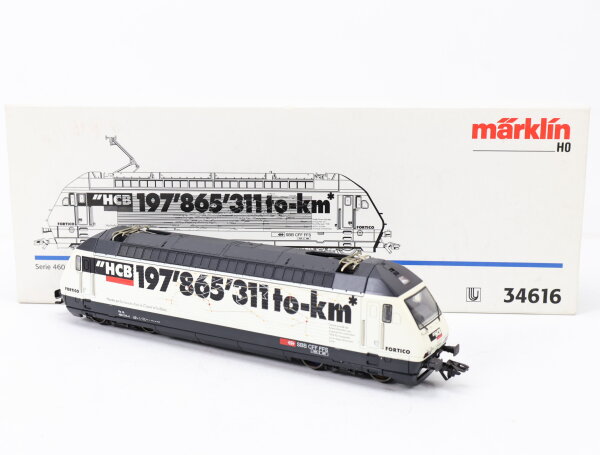Märklin H0 34616 E-Lok "HCB 197865311to-km*" BR 460 014-4 SBB CFF FFS / Delta
