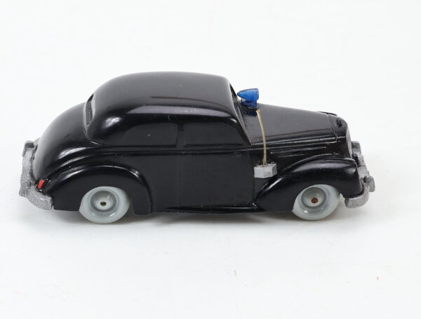 Wiking H0 281/2C Modellauto PKW Polizeiwagen Mercedes 220 schwarz 1:87