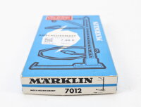 Märklin H0 7012 Mast Anschlußmast Oberleitungsmast mit Ausleger in OVP