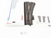 Märklin H0 24612 Gleismaterial C-Gleis elektr. Weiche rechts R2 437,5 mm / 24,3°