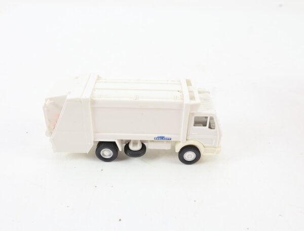 Wiking H0 22 641 Modellauto Pressmüllwagen "Edelhoff" Mercedes-Benz MB Weiß 1:87