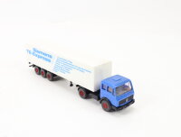 Wiking H0 Modellauto Sattelzug LKW MB "Siemens TE-Express" Blau/Weiß 1:87