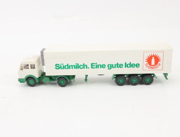 Wiking H0 Modellauto LKW MB "Südmilch. Eine gute Idee" Werbemodell 1:87