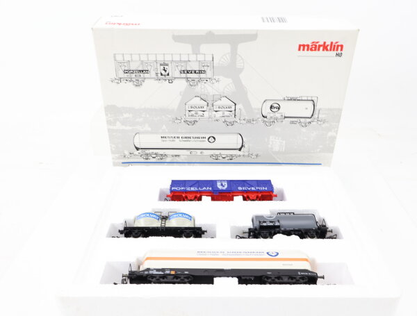 Märklin H0 4793 Güterwagen-Set 4-tlg. Regional-Wagen-Set "West" DB 1:87
