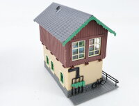 Vero Manos H0 3/33-1 Gebäude Fertigmodell Blockstellwerk Radeburg OVP