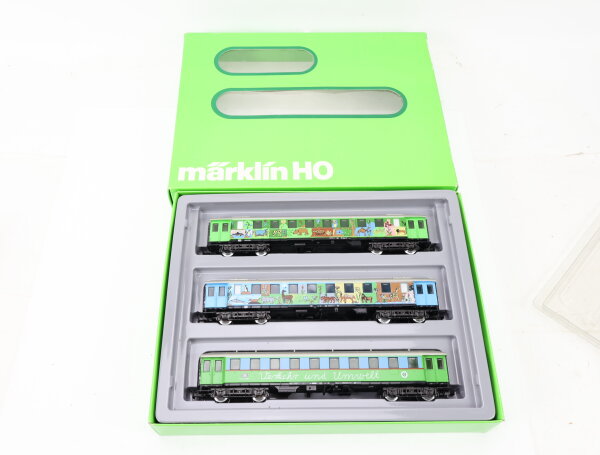 Märklin H0 4190 Personenwagen-Set 3-tlg. "Verkehr und Umwelt" DB  1:87 OVP