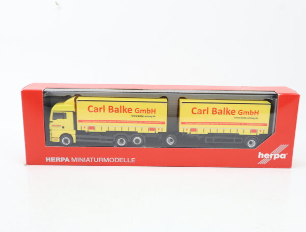 Herpa H0 310222 Modellauto LKW MAN TGX XLX "Carl Balke GmbH" 1:87