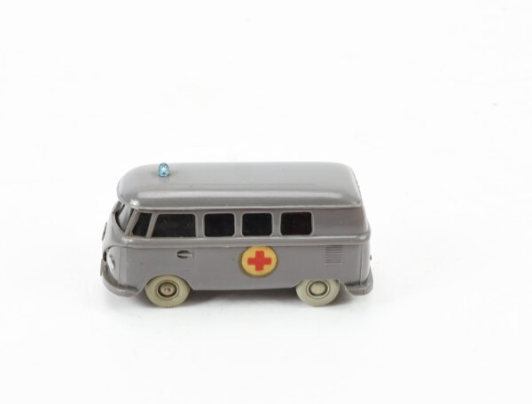 Wiking H0 1034/1C Modellauto VW T1 Bus Rotkreuz Abziehbild betongrau 1:87