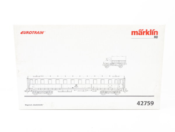 Märklin H0 42759 Personenwagen Büro-Zugleiterwagen "Bauleitstelle" 576-0 DB /NEM
