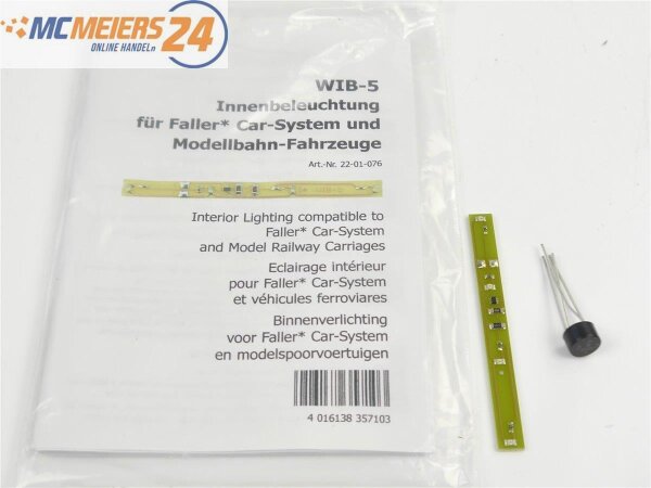 E418 22-01-076 Beleuchtung Innenbeuchtung für Faller Car-System Modellbahn