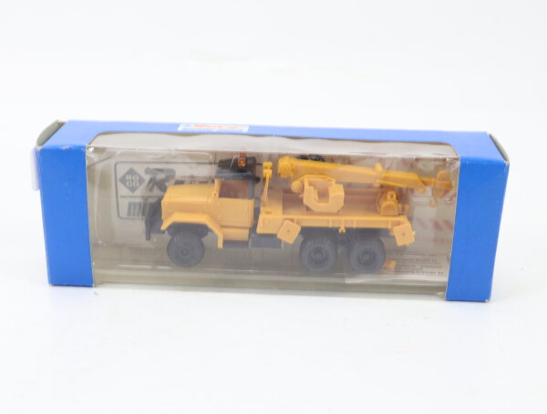 Roco H0 1409 Modellauto GMC Kranwagen Orange 1:87