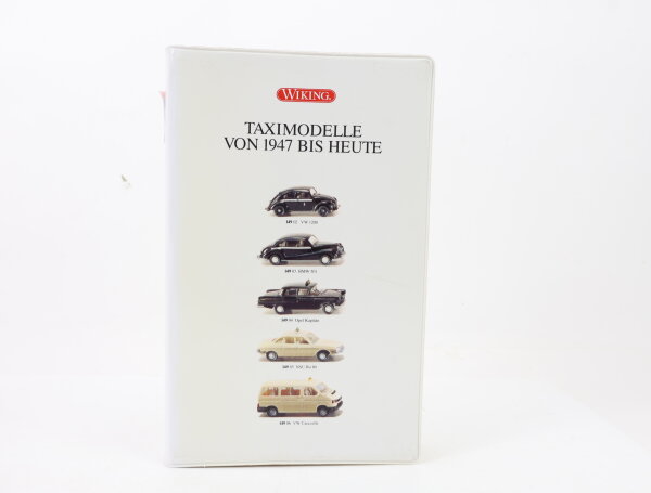 Wiking H0 99002 Modellauto Set Taximodelle von 1947 bis heute 1:87
