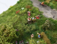 E1726 Spur H0 Diorama Szenerie Straße mit Tunnel und Grünflächen / Licht