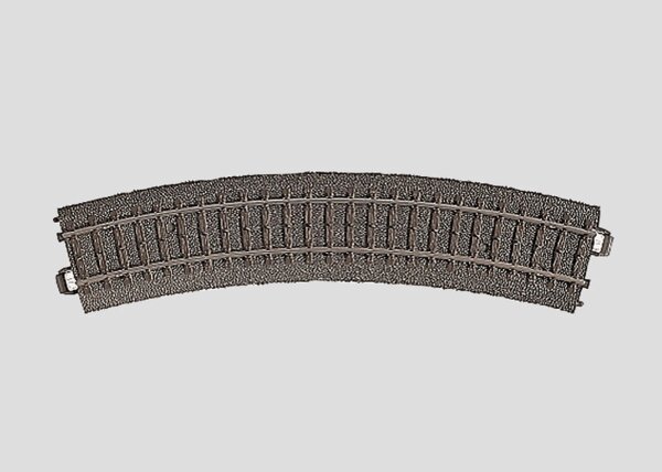 Märklin H0 24130 1x Gebogenes C-Gleis Radius R1 = 360 mm / 30° 1:87