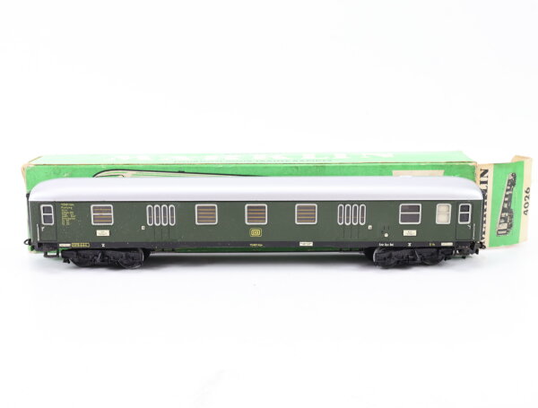 Märklin H0 4026 Personenwagen Gepäckwagen 112 401 Köln DB grün / Blech OVP