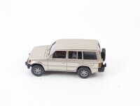 Wiking H0 2630320 Modellauto PKW Mitsubishi Pajero Silber 1:87