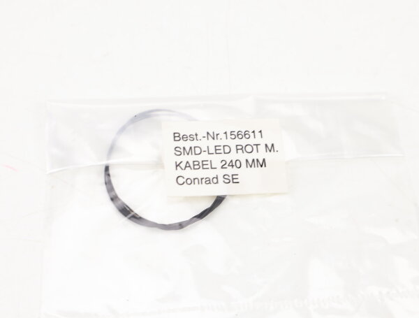 Conrad 156611 SMD-LED rot mit Kabel 240 mm