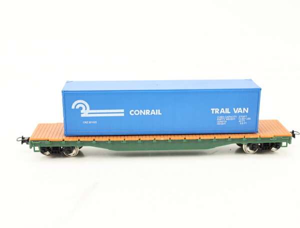 Mehano H0 Güterwagen Containertragwagen mit Container "Conrail Trail Van" 201025