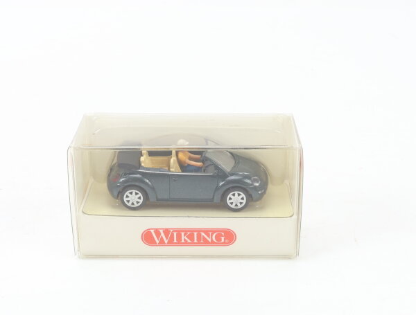 Wiking H0 032 01 27 Modellauto PKW New Beetle Cabriolet VW Grün mit Fahrer 1:87