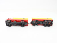 Wiking H0 455 Modellauto LKW Fernlastzug MB 1632 "Holert" Rot/Gelb 1:87