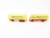 Wiking H0 Modellauto Pritschenlastzug 455 MB NG 1632 Deutschland-Verkehre 1:87