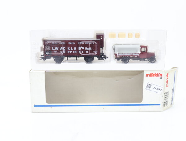 Märklin H0 847931 Wagenset 2-tlg. Museumswagen 1993 "L. Wackler" / OVP NEM