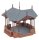 Faller H0 130653 Gebäude-Bausatz Musikpavillon mit Sitzbänken 84 x 84 x 73 mm