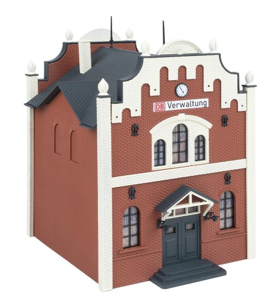 Faller H0 191828 Gebäude-Bausatz DB-Verwaltungsgebäude Fabrikstil Ep. II 1:87