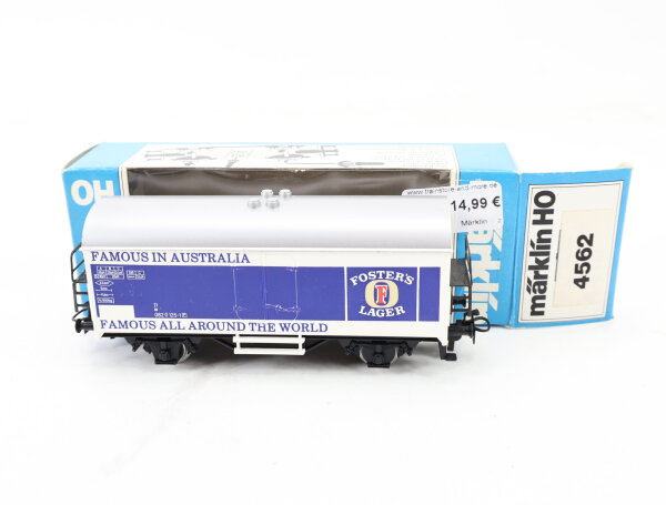 Märklin H0 4562 Sonderwagen gedeckter Güterwagen "Fosters Lager" 082 0 125-1