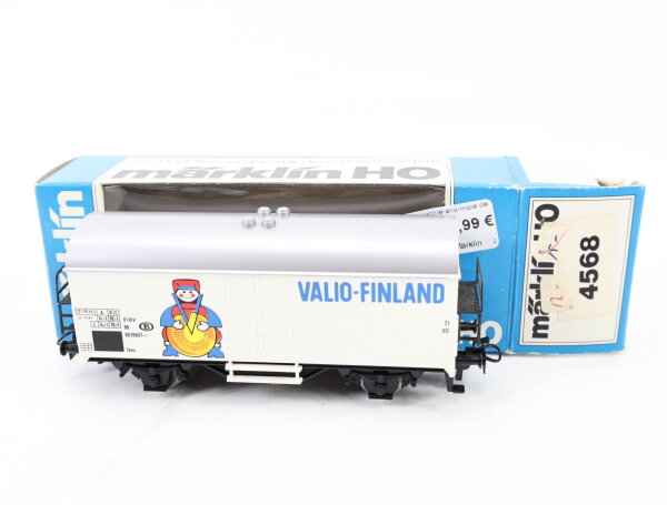 Märklin H0 4568 Güterwagen Kühlwagen "Valio-Finland" 8039601-7 RIV weiß OVP