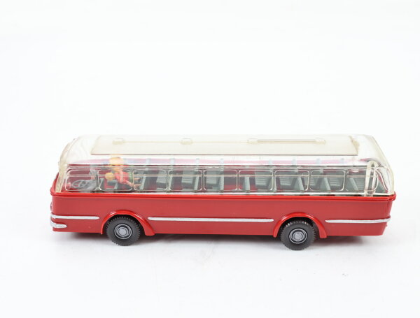 Wiking H0 1165/3D Modellauto Büssing Trambus (ohne Büssing) rot 1:87