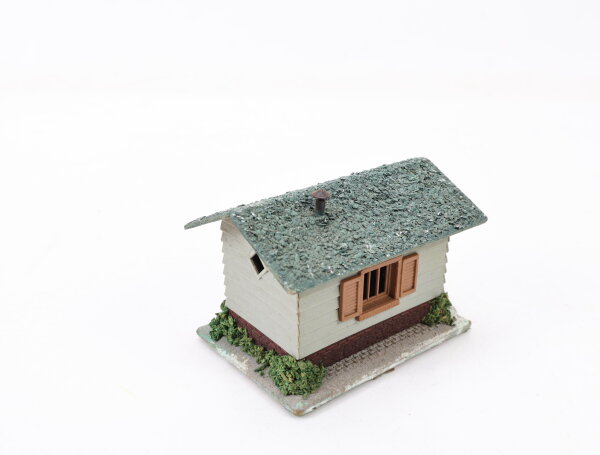 Faller H0 137 Gebäude Wohnhaus Bahnwärterhaus Bahn-Bude / Holz Pappe