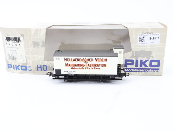 Piko H0 54203 gedeckter Güterwagen mit Bremserhaus Margarinewagen Ep. I Koeln