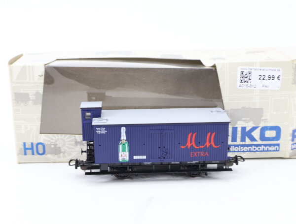 Piko H0 54211 gedeckter Güterwagen mit Bremserhaus Sektwagen "MM" 19226 OVP