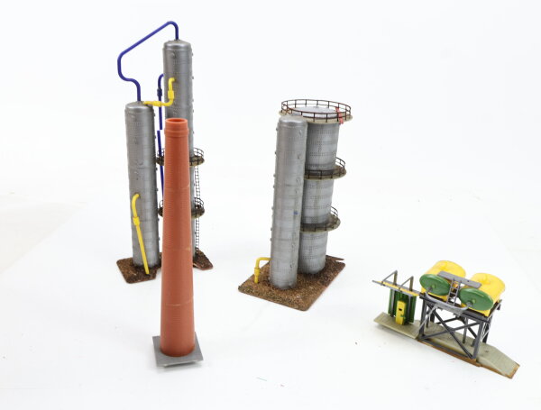 Vollmer Faller H0 V522/V503/145 Gebäude Hydrierturm Hydrierkessel Tankstelle