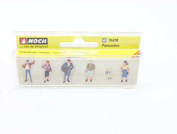 Noch H0 15478 Figuren Passanten 6-tlg.