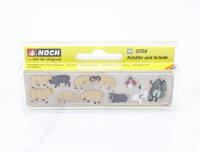 Noch H0 15750 Figuren-Set 10-tlg. Schäfer und Schafe...