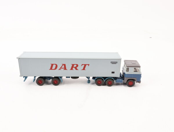 Wiking H0 520/39B Modellauto LKW Container Sattelzug Scania 111 Dart 1:87