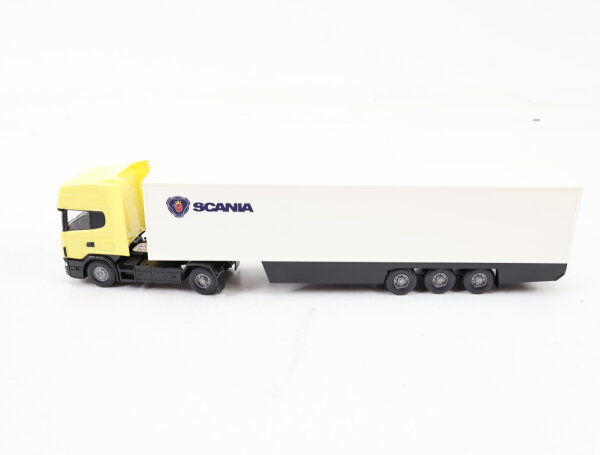 Wiking H0 546 Modellauto Werbemodell LKW Koffersattelzug Scania 144L  1:87